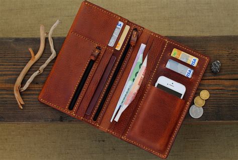 strand wallet|genuine leather travel wallet.